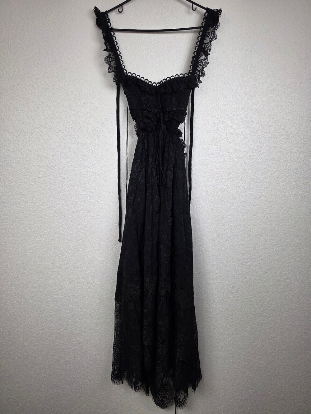 NWT For Love & Lemons Black Lace Dress